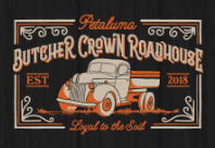 Butcher Crown Roadhouse Logo